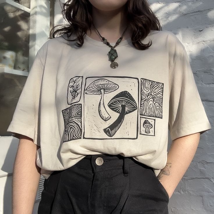 Nature Sketch Art Tee